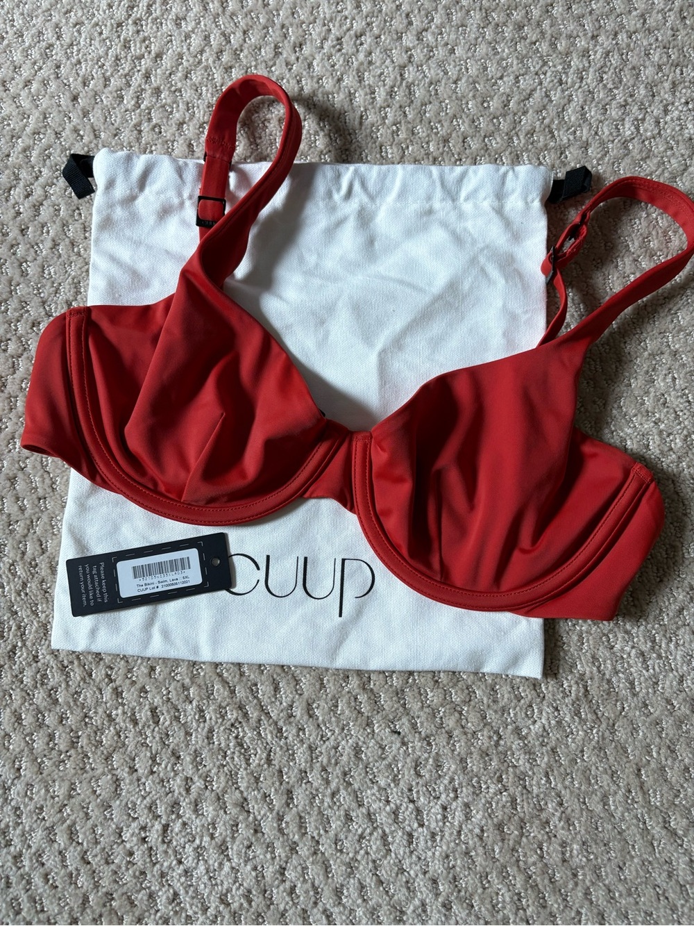 CUUP Red Bikini Set